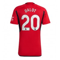 Dres Manchester United Diogo Dalot #20 Domaci 2023-24 Kratak Rukav